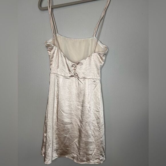 Princess Polly Sarah Corset Mini Dress In Champagne NWT - Picture 4 of 6